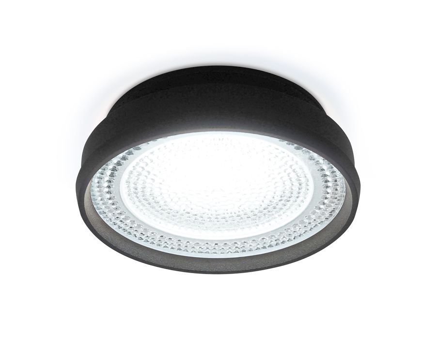 Ambrella  TN346 SBK черный песок GU5.3 D85*45 встраиваемый точечный светильник 