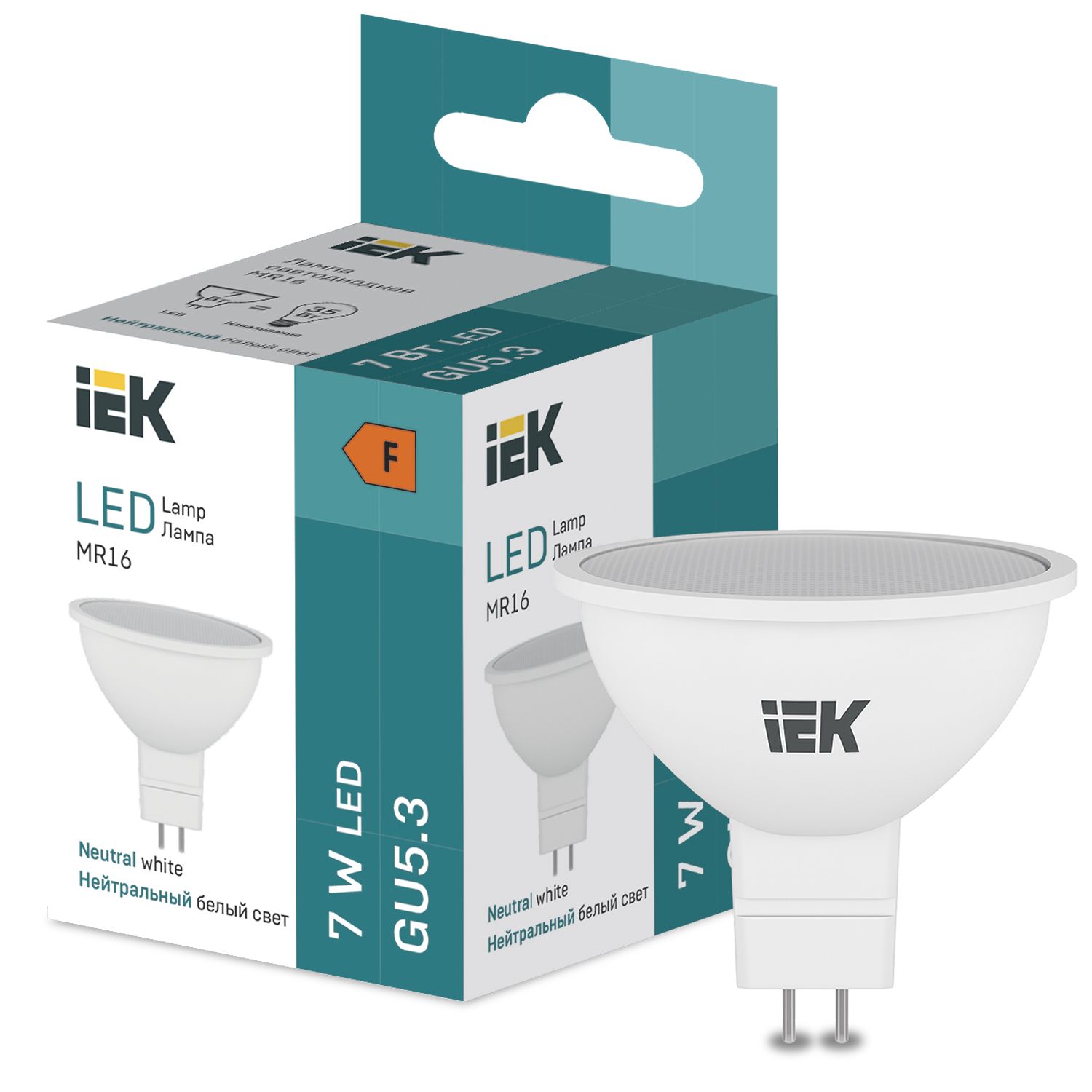 IEK LL-I-MR16-7-230-40-GU5 LED MR16 570lm 4000K GU5 