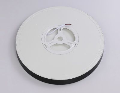 Ambrella FZ1953 BK Свет-ник светод-ный ультратонкий черный IP54 20W D270*15 (Без ПДУ) 5000K - хол. дневн. свет