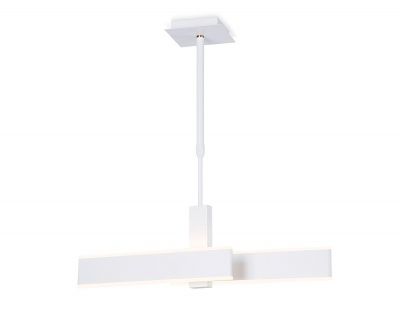Ambrella Подвесной светодиодный светильник FA6666 WH белый 42W 3000K-6400K 640*30*900 (Без ПДУ)