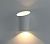 WL4 WH Светильник ЭРА Декоративная подсветка светодиодная 2*3Вт IP 20 белый (20/360)