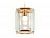 Подвесной светильник TR5108 GD/CL золото/прозрачный E27/1 max 40W 150*150*1200