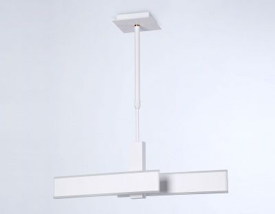 Ambrella Подвесной светодиодный светильник FA6666 WH белый 42W 3000K-6400K 640*30*900 (Без ПДУ)