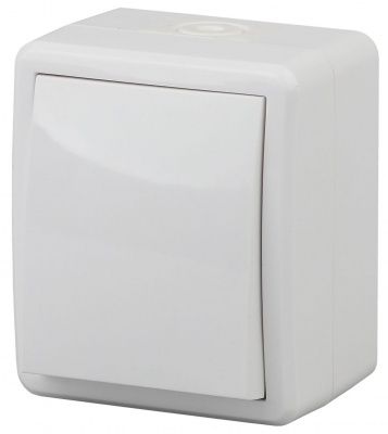ЭРА Эксперт 11-1403-01 Переключатель, IP54,10АХ-250V, ОУ, белый (1 / 16 / 160)