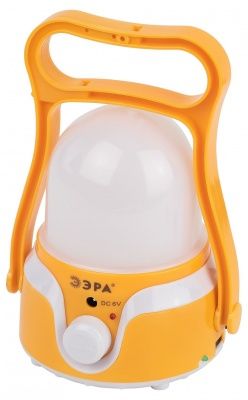 ЭРА Фонарь кемпинговый светод-ный KA-801 "Гном" аккумуляторный 4W, 1700мАч 5V, USB, подвес + диммер (1 / 1 / 24)