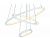 Ambrella Светильник подвесной светодиодный с пультом FA9561/3 WH белый 140W 6400K/3000K D600*1500 (ПДУ РАДИО 2.4G)