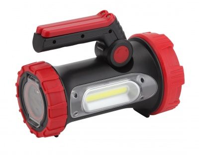 ЭРА Фонарь прожектор PA-704 ный [10W SMD+ боковой COB, литиевый акк 6000мАч/ 3,7V, IP65, microUSB, Po (1 / 1 / 12)