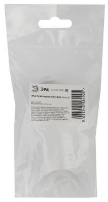 ЭРА ACS PRH-E27/E40-PLA-WH Переходник E27-E40, белый (50/200/3600)
