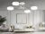 Ambrella FL516331/4 WH/FGD Светильник светодиодный подвесной белый/золото 72W 3000-6000K 610*410*140 (без ПДУ)