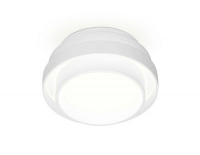 Ambrella  TN601 WH/S белый/песок GX53 D110*53 накладной точечный светильник