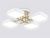 Ambrella FL516341/4 WH/GD Светильник светодиодный подвесной белый/золото 72W 3000-6000K 550*550*150 (без ПДУ)