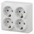 ЭРА 11-2211-01 Розетка 4x2P+E Schuko со шторками, 16A-250V, IP20, ОУ, Эксперт, белый (1 / 8 / 80) ЭРА 11-2211-01 Розетка 4x2P+E Schuko со шторками, 16A-250V, IP20, ОУ, Эксперт, белый (1 / 8 / 80)
