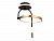 Ambrella FL66424 BK/GD Светильник светодиодный потолочный черный/золото 3000K/4200K/6400K 15W 240*220*347.7 (Без ПДУ)