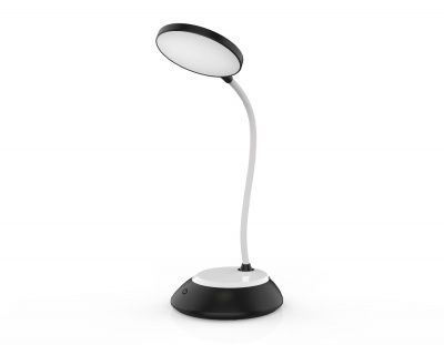 Ambrella Светильник светодиодный настольный DE601 BK/WH черный/белый LED 2800-6500K 5W