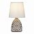 Rivoli D7045-501  Настольная лампа Rivoli Debora D7045-501 1 * Е14 40 Вт керамика коричневая с абажуром
