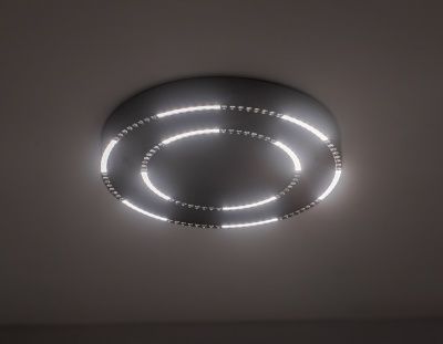 Ambrella Светильник потолочный светодиодный FL5822 BK черный 55W 3000K/4200K/6400K D600*75 (без ПДУ)